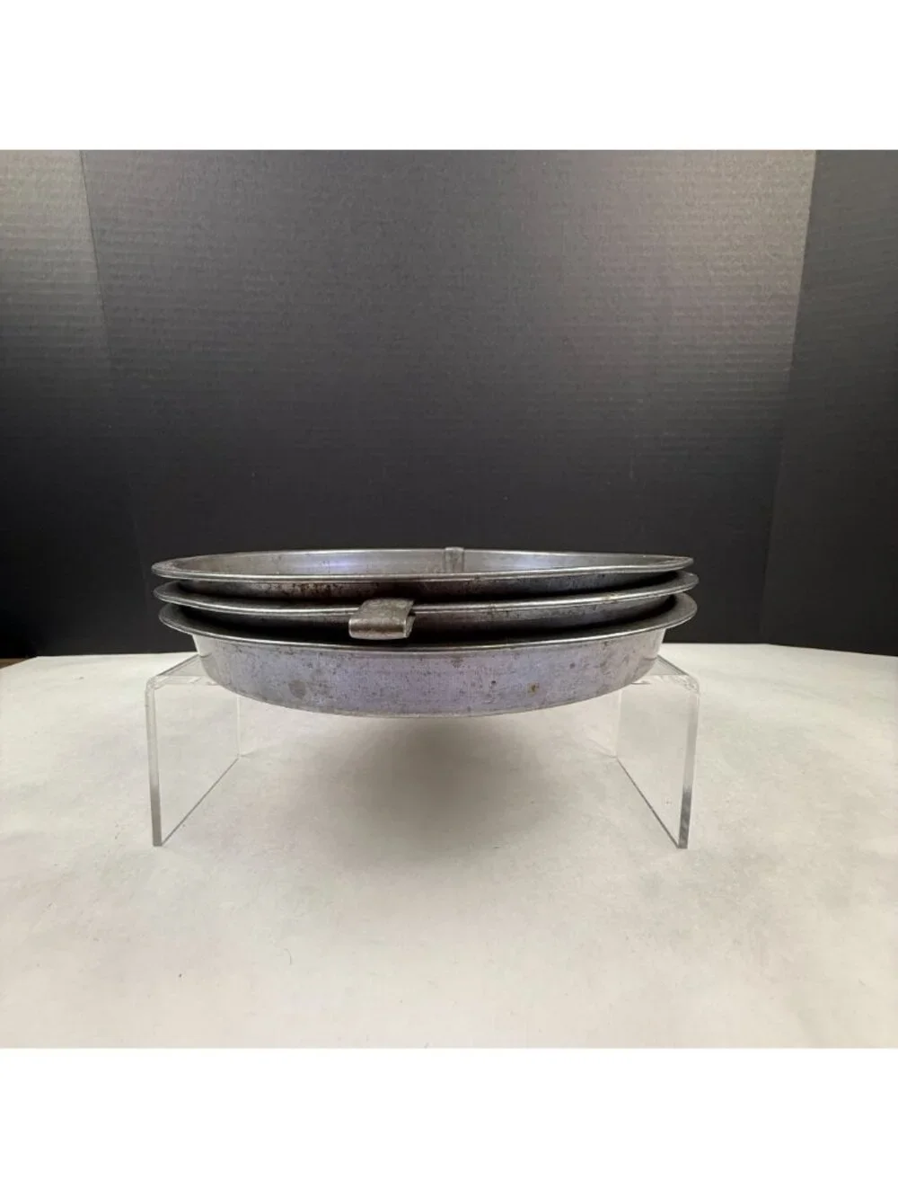 Vintage Ovenex Round Cake Pans with Slider Lot of 3